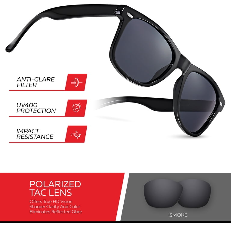 Retro Rewind Polarized Vintage Sunglasses, UV400 Protection photo 4