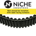 thumbnail image 5 of Niche Drive Belt for Polaris Hawkeye 300 Sportsman 400 HO 3211131 3211164 519-CDB2266T, 5 of 5