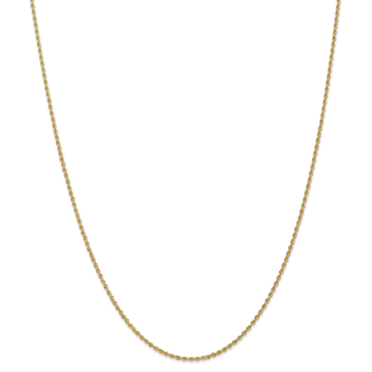 Mia Diamonds 18k Yellow Gold Leslies 1.00mm Diamond-Cut Spiga Chain Necklace