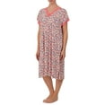 thumbnail image 5 of Secret Treasures Women's and Women's Plus Traditional Knit Short Sleeve V-Neck Gown, 5 of 7