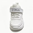 thumbnail image 3 of COGA Boys White Sneakers Kids Running Lightweight Breathable Sport Tennis Shoes, 3 of 4