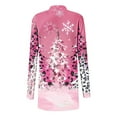 thumbnail image 4 of Womens Long Cardigan Sweaters Christmas Print Oversized Open Front Tops Winter Fashion Long Sleeve Party Cardigans Comfortable Cute Outfits, 4 of 4