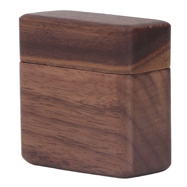 Caja Para Anillos, Material De Nogal Con Incrustaciones De Vellón Caja Para Anillos De Bodas Tapa Magnética Estilo Elegante Para Propuesta ANGGREK Otros