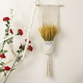 thumbnail image 4 of Colgador de plantas tejido a mano, cuerda de algodón, maceta, cesta colgante, decoración de pared de jardín, 4 of 12
