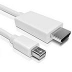 Fosmon Mini Display Port (MiniDP/mDP) to HDMI Adapter Cable for Apple MacBook, MacBook Pro, MacBook Air, Microsoft Surface Pro a