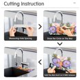 thumbnail image 5 of Yayeee Faucet Mat for Kitchen Sink 14.7" Diatomite Long Splash Guard Pad, Bright Flowers, 5 of 7