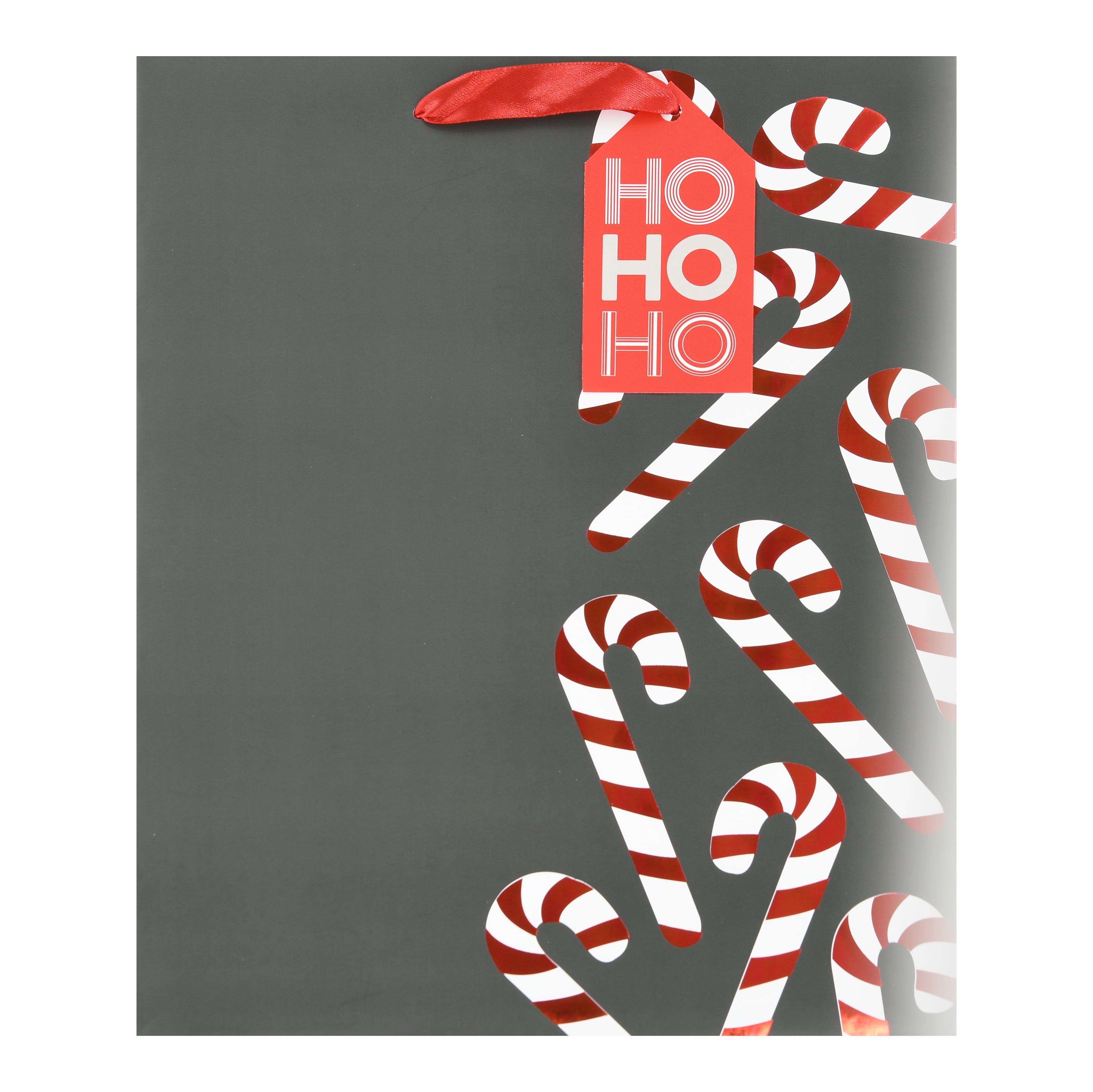 Holiday Time Candy Cane Gift Bag - Walmart.com