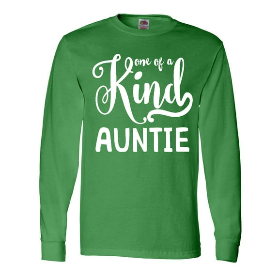 Inktastic Gift for Aunts | One of a Kind Auntie (white) Long Sleeve T-Shirt