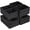 Black-6pcs, variant on Small Black Baskets Cube Bin Container Tote,Woven Storage Baskets for Organizing Organizer Divider for Drawer, Closet, Shelf, Dresser, Set of 4
