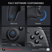 GameSir G7 SE Wired Controller for Xbox Series X|S, Xbox One & Windows 10/11, Plug and Play Gaming Gamepad with Hall Effect Joysticks/Hall Trigger, 3.5mm Audio Jack - Black