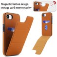 thumbnail image 2 of Allytechgroup Wallet Case for iPhone 16e with Credit Card Slot, PU Leatehr Phone Case with Stand RFID Blocking Shockproof Back Cover for iPhone 16e for Women Men, Brown, 2 of 5