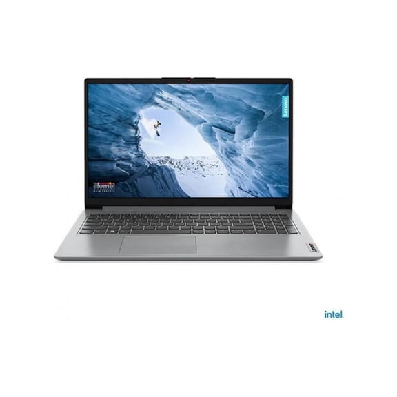 Lenovo IdeaPad 1 15IAU7 15.6"" Full HD Laptop, Intel Core i5-1235U 1.3GHz, 8GB RAM, 256GB SSD, Windows 11 Home, Cloud Gray, 82QD003VUS