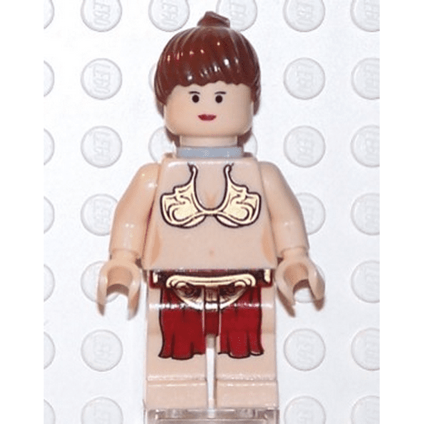 Download Lego Star Wars Princess Leia Jabba Slave With Neck Bracket With Back Stud Light Flesh Minifigure Walmart Com Walmart Com