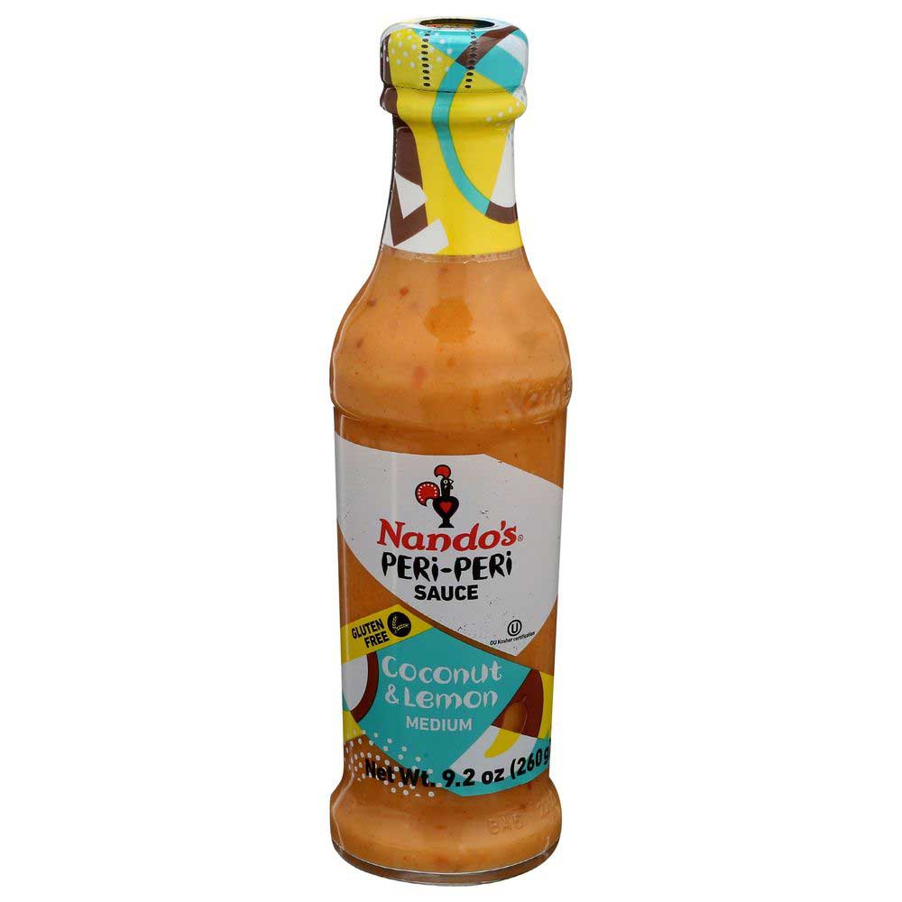 Nandos Medium Coconut and Lemon Peri Peri Sauce, 9.2 Fluid Ounce 6