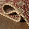 thumbnail image 5 of nuLOOM Prisellae Bordered Checkered Indoor/Outdoor Area Rug, 9' x 12', Prisellae Red, 5 of 7