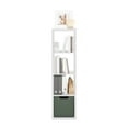 thumbnail image 6 of Furinno CUBICLE Open Back Decorative Verticle Cube Storage Organizer in White, 6 of 8