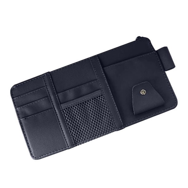 Scienceny Clip para placa solar de coche con cremallera, accesorios de cuero para Interior de coche, bolsa de almacenamiento para tarjetas de documentos a Automoción decorativa y accesorios Scienceny VI008679-00
