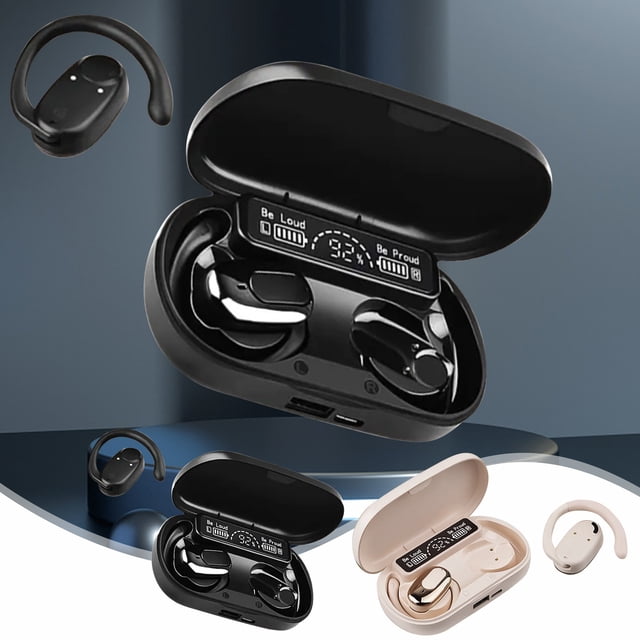 Xihbxyly Liquidación de Ropa de Mujer Auriculares Inalámbricos True Wireless Bluetooth 5.3 Auriculares Inalámbricos Sweat con Auriculares Bluetooth