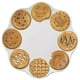 thumbnail image 1 of Plate Cute Ceramic Office Dessert Plate Home Breakfast Dessert Plate,Brown & White,Brown Cookie Plate, 1 of 5