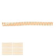 thumbnail image 4 of Spirales de Liaison, Résistance à la Rouille Non Rupture Bobines de Liaison en Plastique Réutilisables Spirale 3/4 Po Manuelle pour les Étudiants pour un Ordinateur Portable A4 A5 Orange, 4 of 8