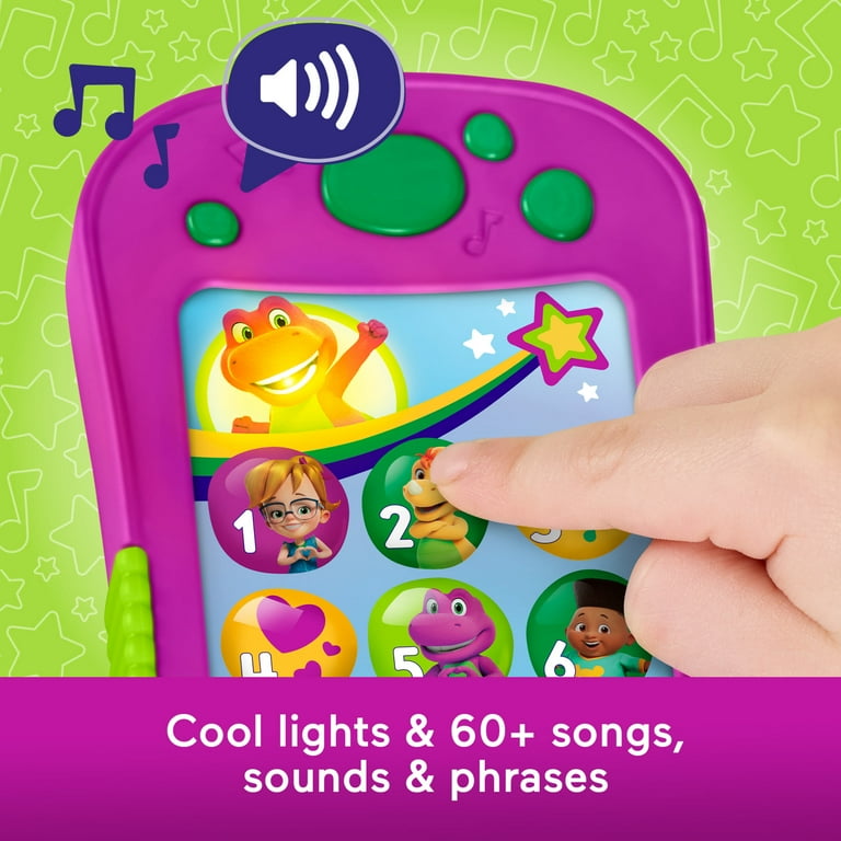 Barney 電話 おもちゃ BARNEY'S WORLD Hey Barney Phone Musical Toy for Kids with Lights