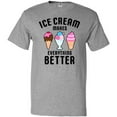 thumbnail image 3 of Inktastic Ice Cream Makes Everything Better T-Shirt, 3 of 5