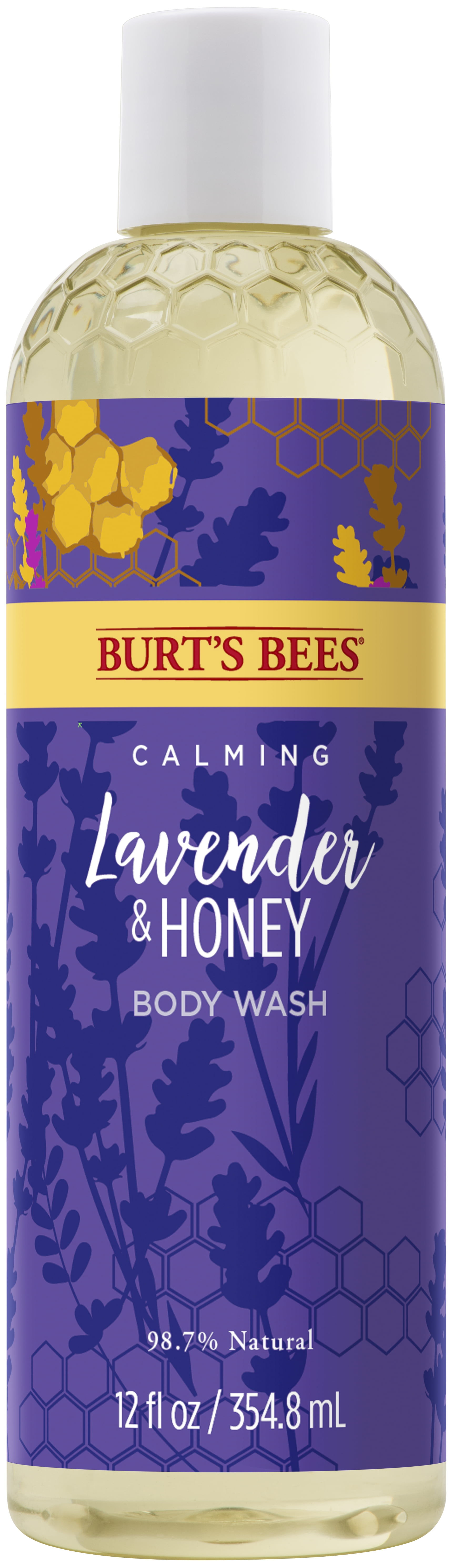 Burts Bees Body Wash with Lavender & Honey 12 Ounce Bottle Walmart