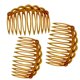 thumbnail image 3 of Juego de peines de plástico para el pelo con 16 bolsillos, 11 dientes, ocho dientes huecos, estilo retro clásico, de 7,5 cm, 3 of 5