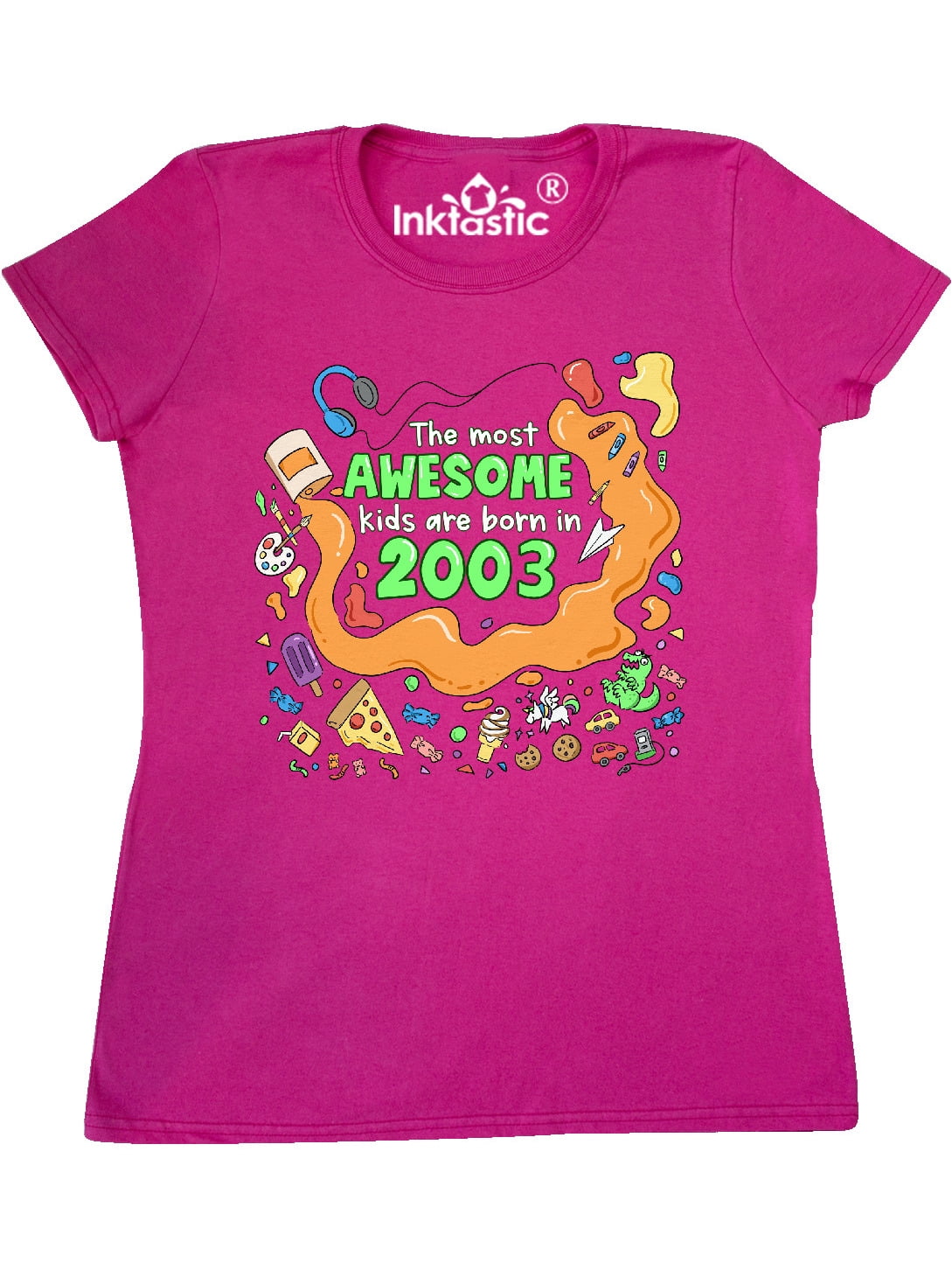 INKtastic The Most Awesome Kids Are Born In 2003 Women s T Shirt