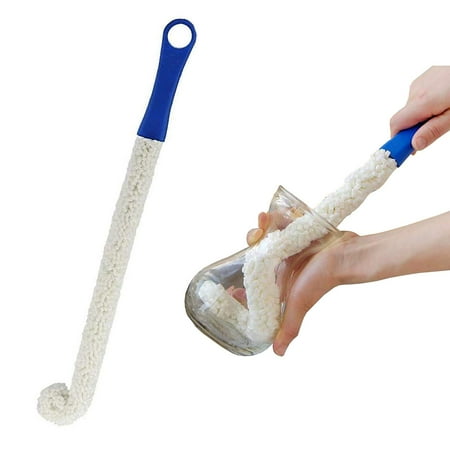 - Flexible Bottle Brush Scourer Wine Glasses Crystal Fine China Cleaner Decanter Hookah Brush