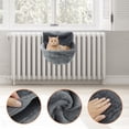 thumbnail image 4 of Ghojet Cat Plush Radiator Bag Soft Cat Hanging Bed with Strong and Durable Iron Frame Warm and Cosy Cat Hanging Hammock Style Home Cradle for Small Pets Kitten Puppy Dog, 4 of 7