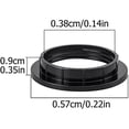 thumbnail image 2 of Pack Black Lamp Shade Reducer Rings, E27 Lamp Shade Adapter Rings, Light Shade Reducer Ring, Lamp Shade Kit, Shade Reducer Ring for Luminaire, 2 of 5
