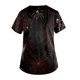 thumbnail image 3 of Plus Size Halloween Printed Working Uniform Tops For Women V-Neck Short Sleeve T-Shirts Workwear Tee With Pockets, 3 of 4