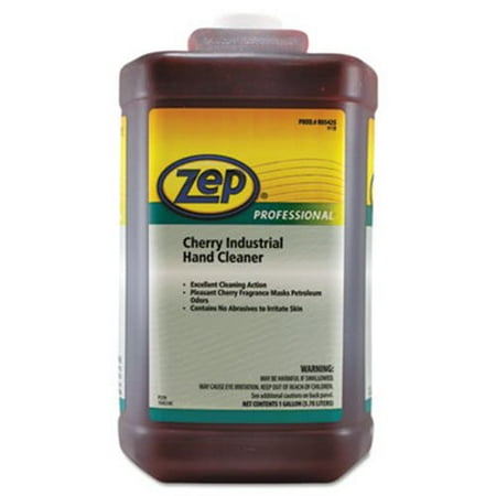 Zep Cherry Industrial Hand Cleaner, 1 Gallon Bottle, 4