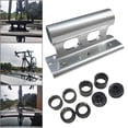 thumbnail image 3 of 2xBike Tenedor Mount Car Rack Holder Quick Release Thru Axle Bikes Carrier Plata Sunnimix Portaequipajes de techo para bicicletas, 3 of 8
