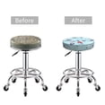 thumbnail image 6 of Lsque Sailboats Anchors Round Bar chair cushion covers Velvet Fabric Premium Comfort Protects from Scratches and Stains for 14-17 Inch Chair- 12 inch, 6 of 7