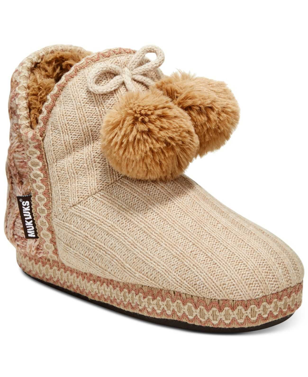 women's muk luks amira bootie slippers