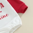 thumbnail image 6 of Bagilaanoe Newborn Baby Girl Boys Valentine's Day Romper Sweatshirt Long Sleeve Bodysuits Letter Print Pullover 3M 6M 9M 12M Infant Casual Tee Tops, 6 of 7