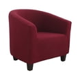 thumbnail image 2 of Funda de sofá Billuyoard Lavable Extraíble LICRA Color Vino Rojo, 2 of 6