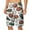 White-18, variant on Owordtank Mens Beach Vacation Bermuda Shorts Drawstring Elastic Waist Flat Front Shorts with Pockets