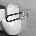 thumbnail image 4 of Wall Mounted Toilet Safety Support, Foldable Grab Bar in Commercial and Residential Places for Pregnant Women, Disabled People, Elderly People, Postoperative Mobility Difficulties, 4 of 18