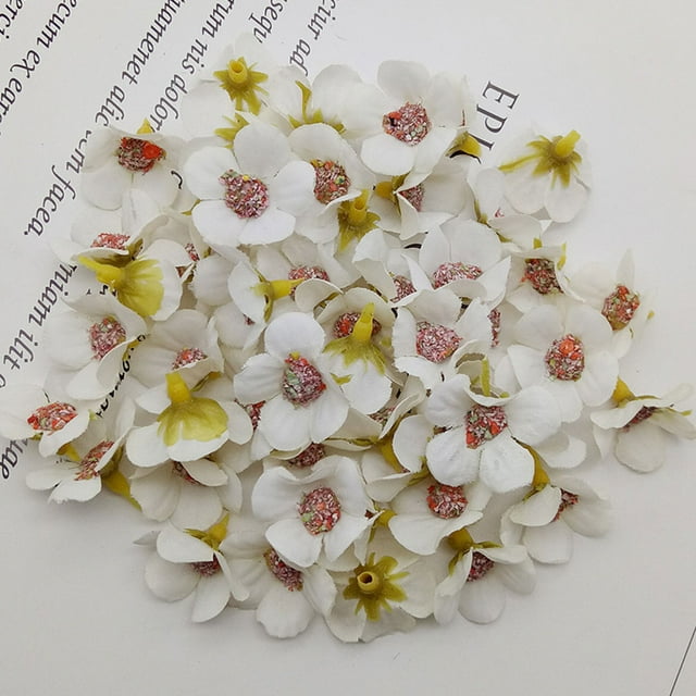 100 Pieces Mixed Color Simulation Simulation Silk Silk Rose Artificial Flowers Heads Decor DIY Garland Craft Wedding Decoration