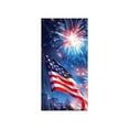 thumbnail image 2 of Linnome Independence Day Door Cover Hanging Cloth Background Cloth for Anniversary Celebration 70.9x35.4 Inch Multicolor#02, 2 of 6