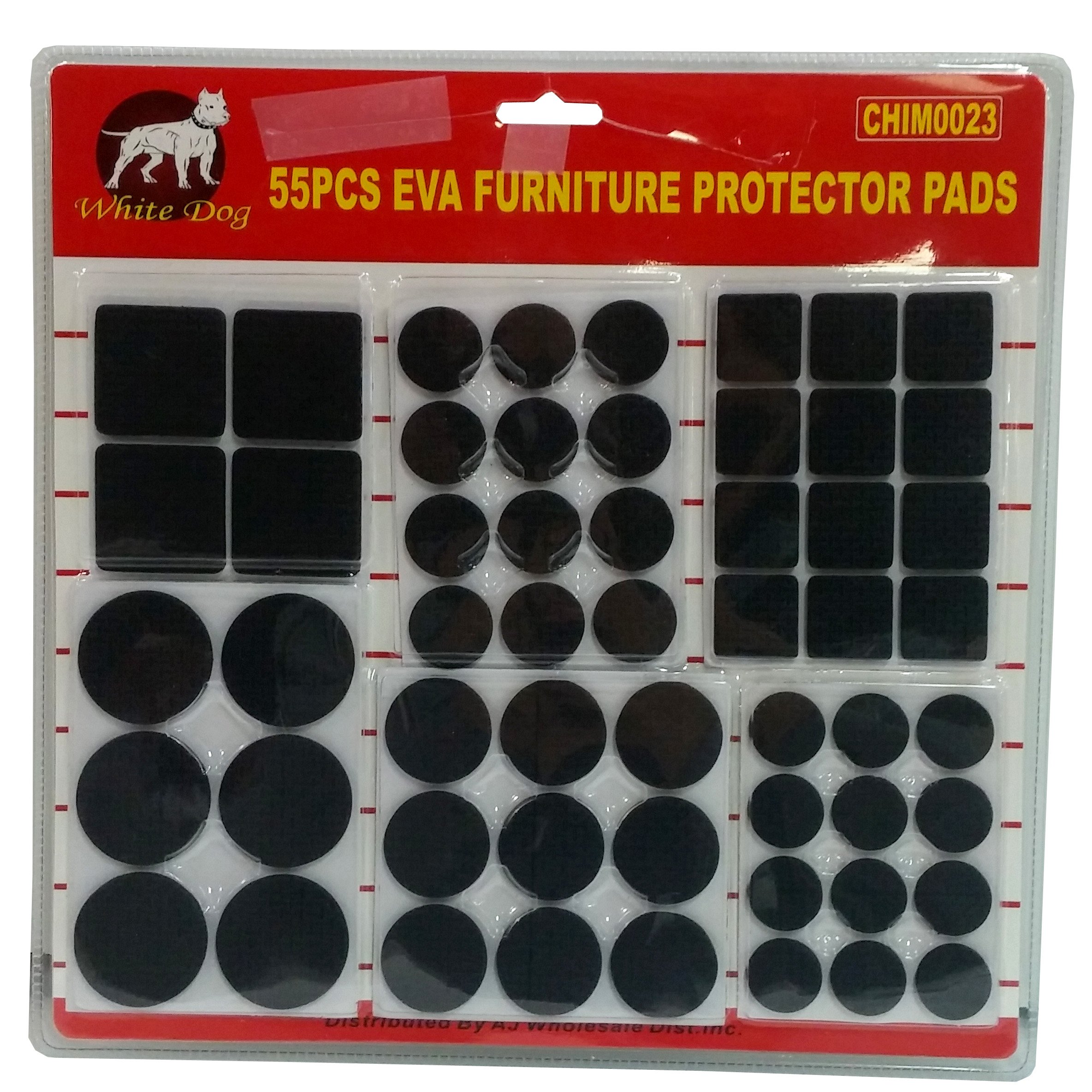 Assorted Stick On Small Foam Furniture Protector Pads