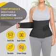 thumbnail image 4 of Cinta abdominal QEESMEI para ombligo posparto negra XXL, 4 of 7