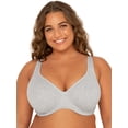 thumbnail image 1 of Sujetador Fruit of the Loom Fit for Me, talla grande, sin forro, 46C, 1 of 5
