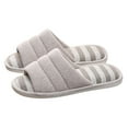 thumbnail image 5 of Vedolay Mens House Slippers Soft Plush Slippers Mens Soft Winter House Shoes Silver,44, 5 of 5