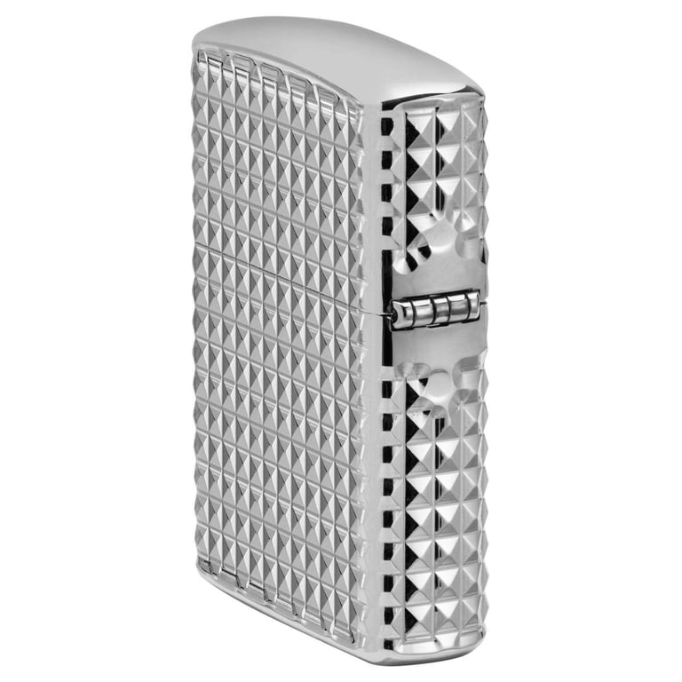 Zippo Lighter: Armor MultiCut Geometric Diamond Design - High