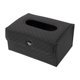 thumbnail image 1 of Soporte para Pañuelos de Coche Unique Bargains con Hebilla, Organizador de Caja de Pañuelos de Coche, Patrón de Rombo, PU 6.3"x5.31"x3.46" Negro 1 Juego, 1 of 6