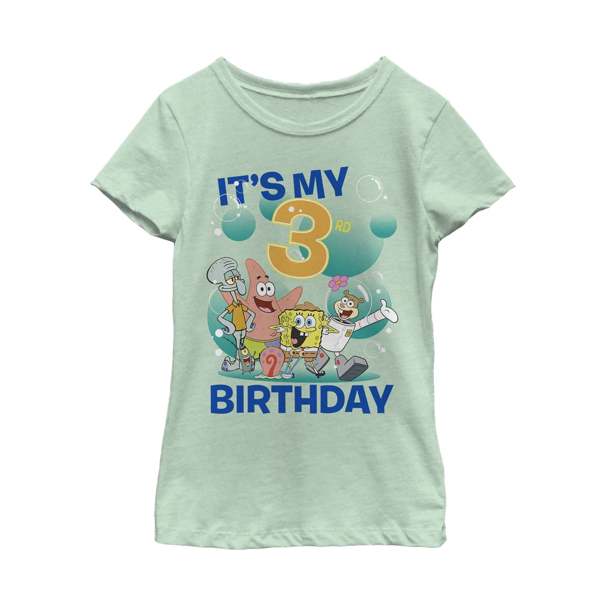 Spongebob 3rd birthday shirt Clearance